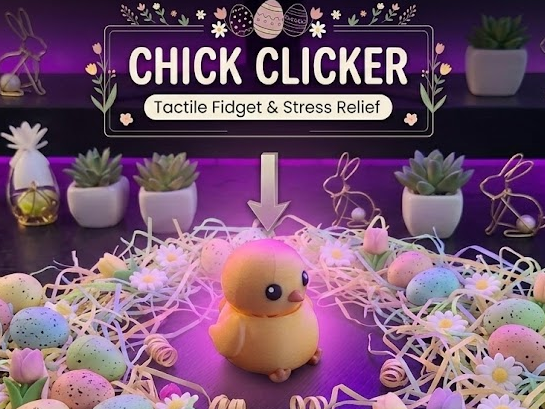 Click-Chick | Chick Fidget Clicker - Fidget-Toy