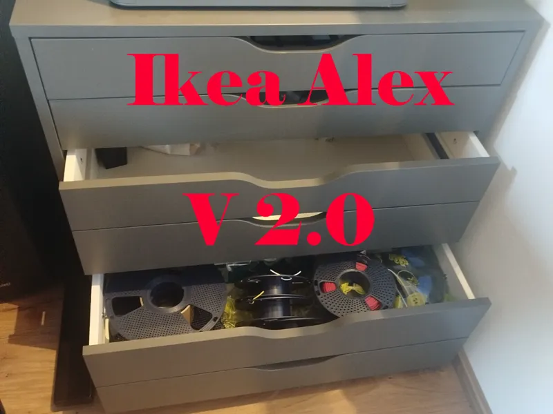 Ikea Alex breit (60iger) Schubladenverbinder V 2.0