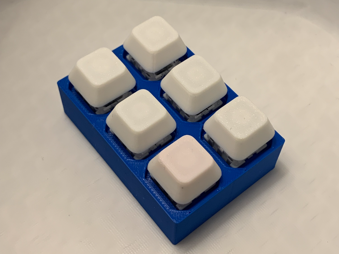 2x3 Keyboard Fidget Clicker