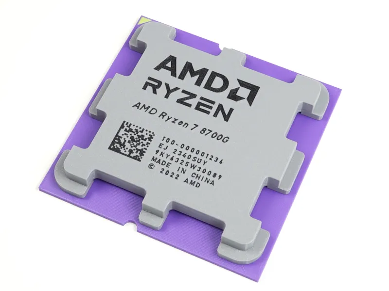 AMD R7 8700G 400% Scale Model