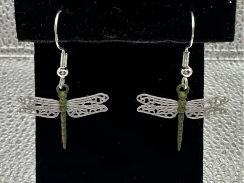 Dragonfly earrings 0.2/0.4mm