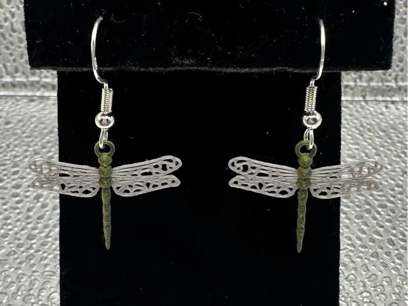 Dragonfly earrings 0.2/0.4mm