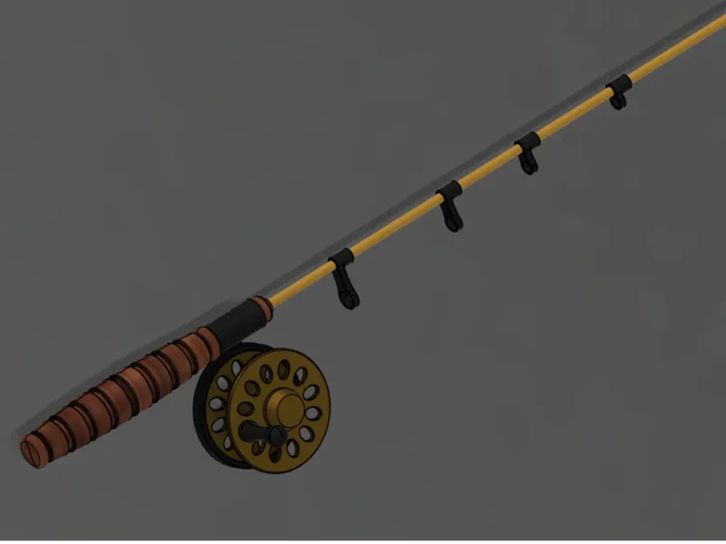 Childs Toy Fishing Rod