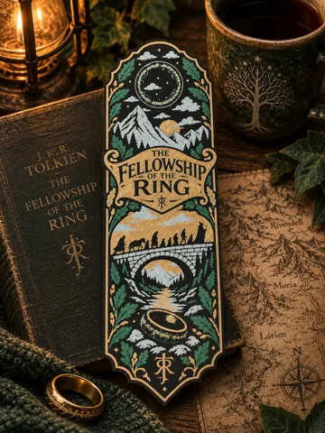 Accesorio de lectura: The Fellowship of the Ring - Bookmark — vista de referencia 2