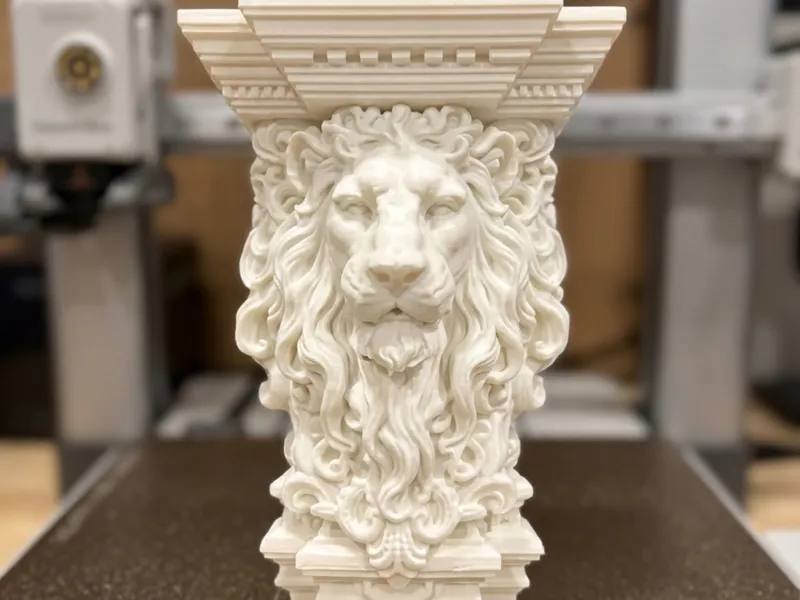 The Majestic Mane Lion Corbel