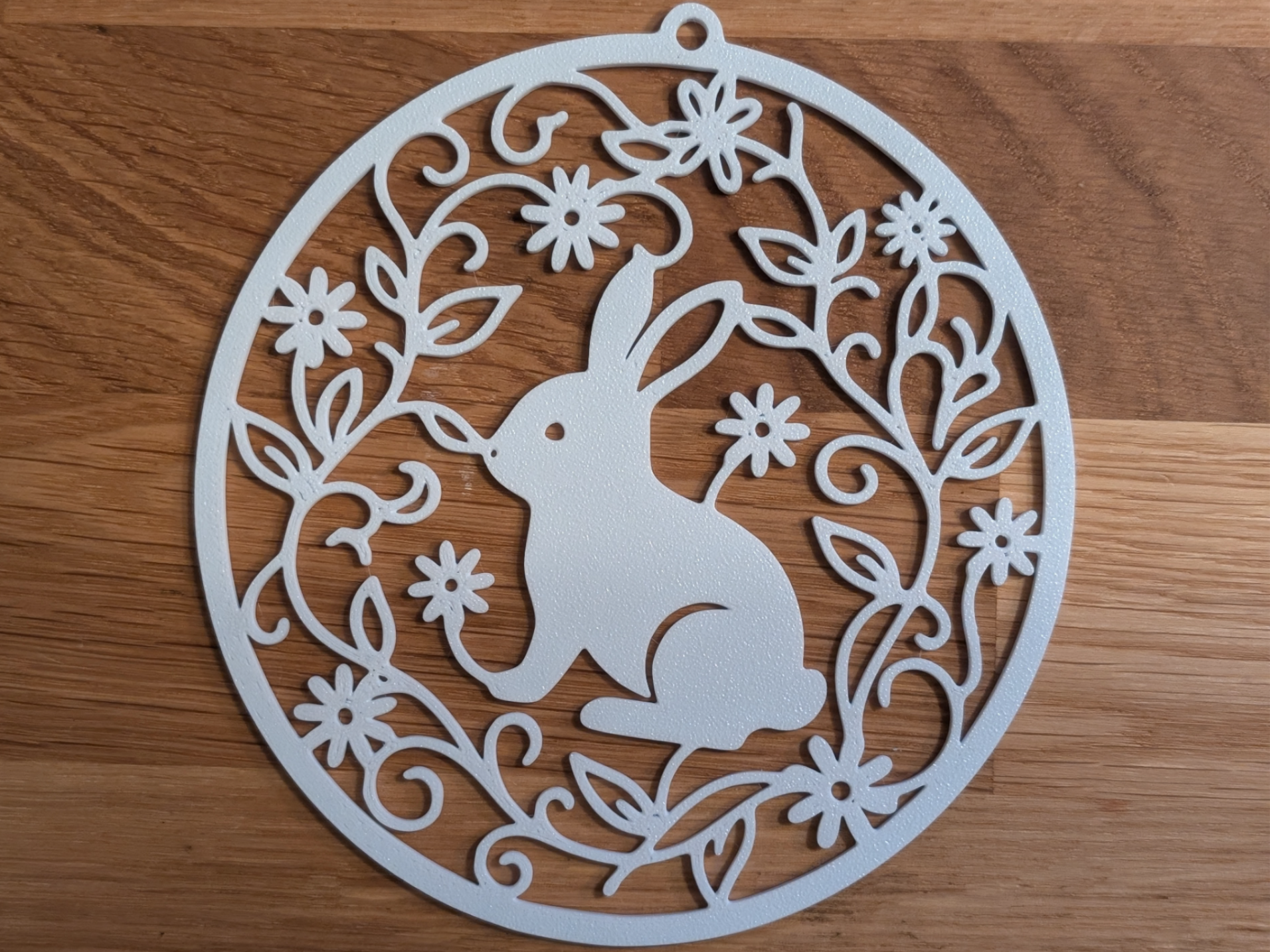 Spring Easter Bunny Hanging Ornament