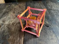 Tesseract avec sphère emprisonnée — photo 2