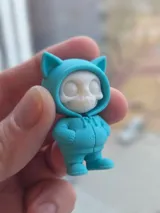 Фигурка mini flexi Urban Cat Skull