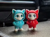 Фигурка mini flexi Urban Cat Skull