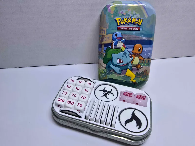 Pokemon Mini Tin Insert - Dice Holder - No AMS