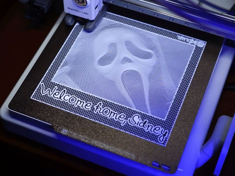 Ghostface String Art (AMS) - Not HueForge 