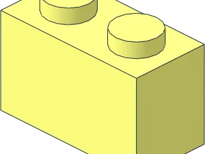 Brick Part 3004 - 2x1 brick