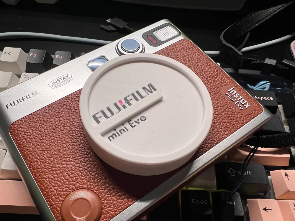Fujifilm INSTAX mini Evo lens cap by LingYin MakerWorld