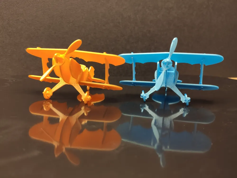 Aerobatic Biplane Kit card by Sevro MakerWorld