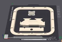 Exposed Magnets 0.2mm layer, 2 walls, 15% infill