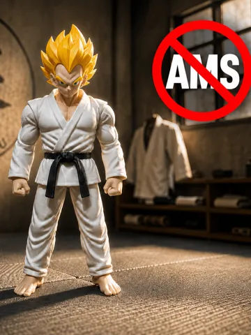 Figura decorativa: Super Vegeta - Jiu-Jitsu Fighter — vista de referencia 2