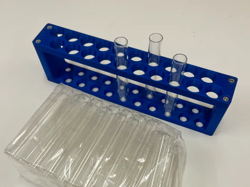 Test tube holder for 20 tubes (Ø15mm)