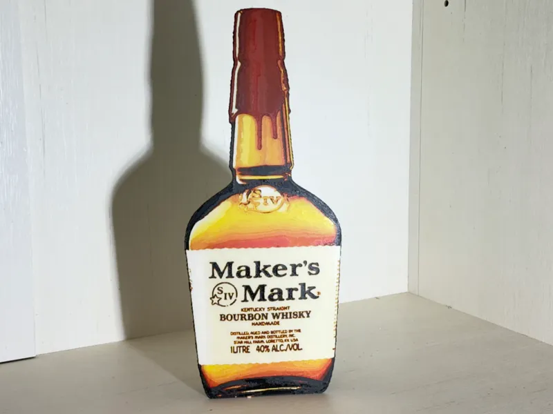 Makers Mark Bottle Hueforge