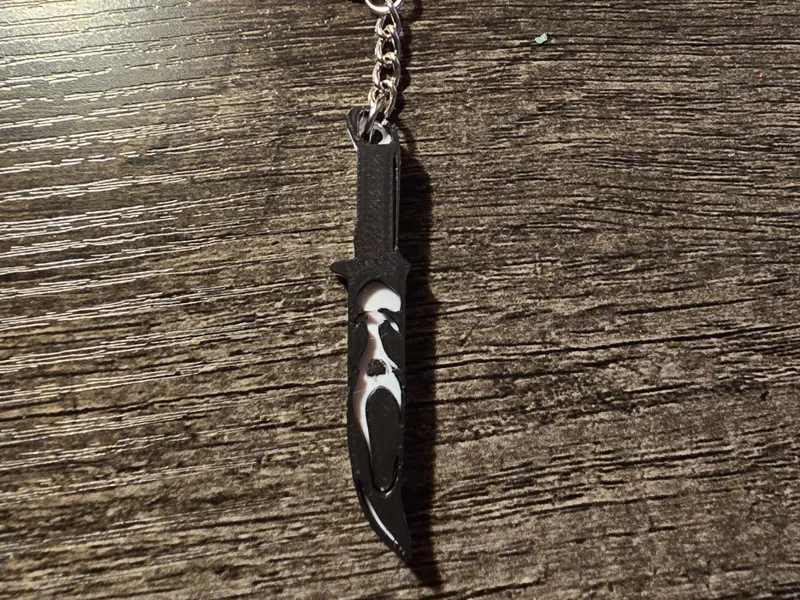 Ghost Face Keychain