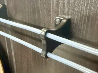 Customizable PTFE Tube Wall Bracket