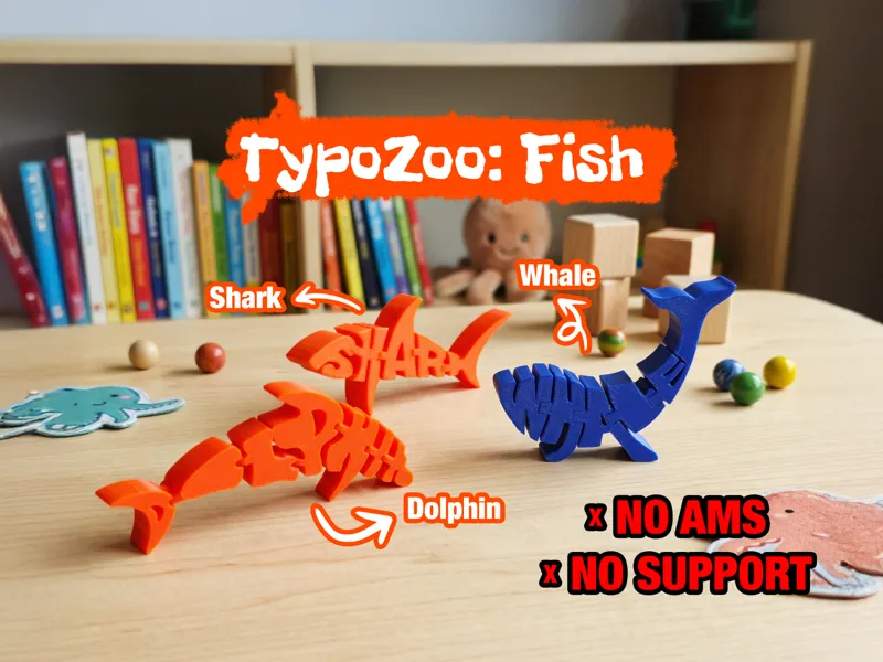 TypoZoo: Fish - Animal Flexi