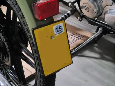 Puch Maxi License Plate Holder