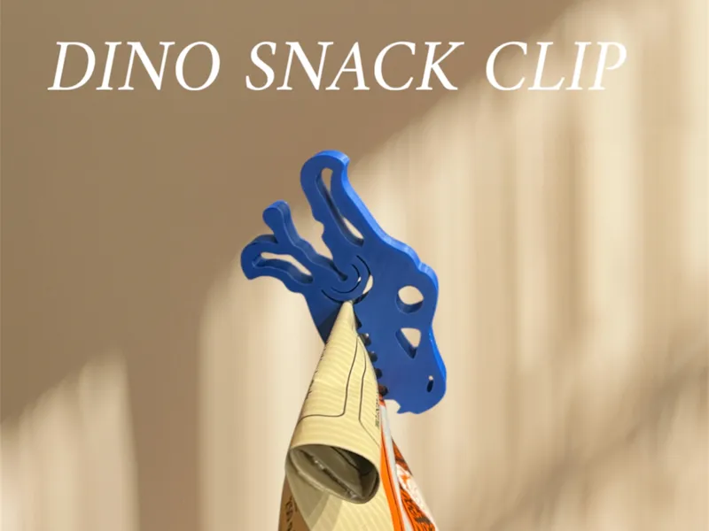 Dinosaur Snack Clip 