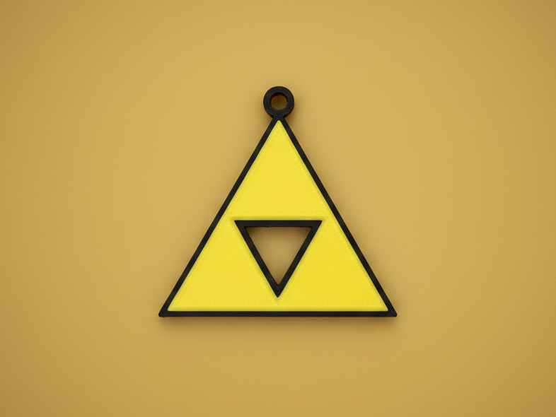 Zelda Triforce - Keychain