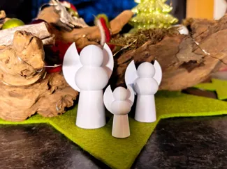 Moderne Engel Weihnachts-Deko