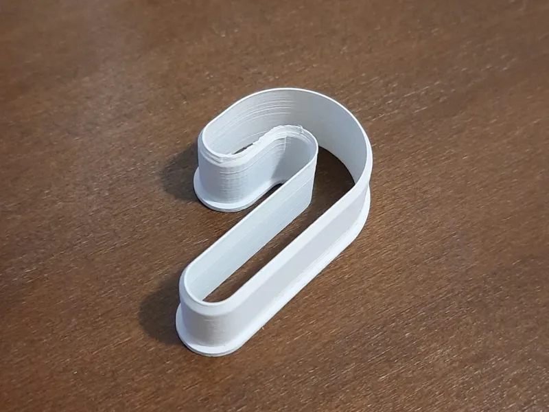 Candy cane cookie cutter for Christmas