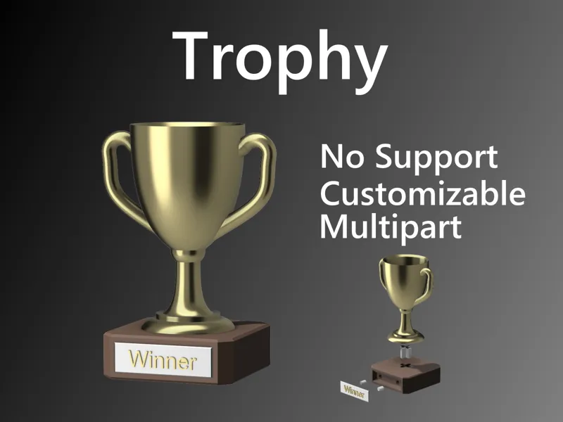 Trophy Cup Customizable
