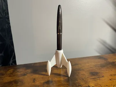 Rocket Spaceship Pen holder, 3 sizes