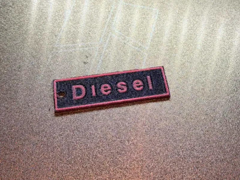 einfacher Diesel Anhänger