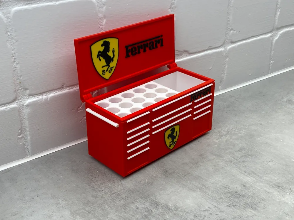 Ferrari SF desk Work Toolbox Pen Holder organizer by Mrtk1970 - MakerWorld