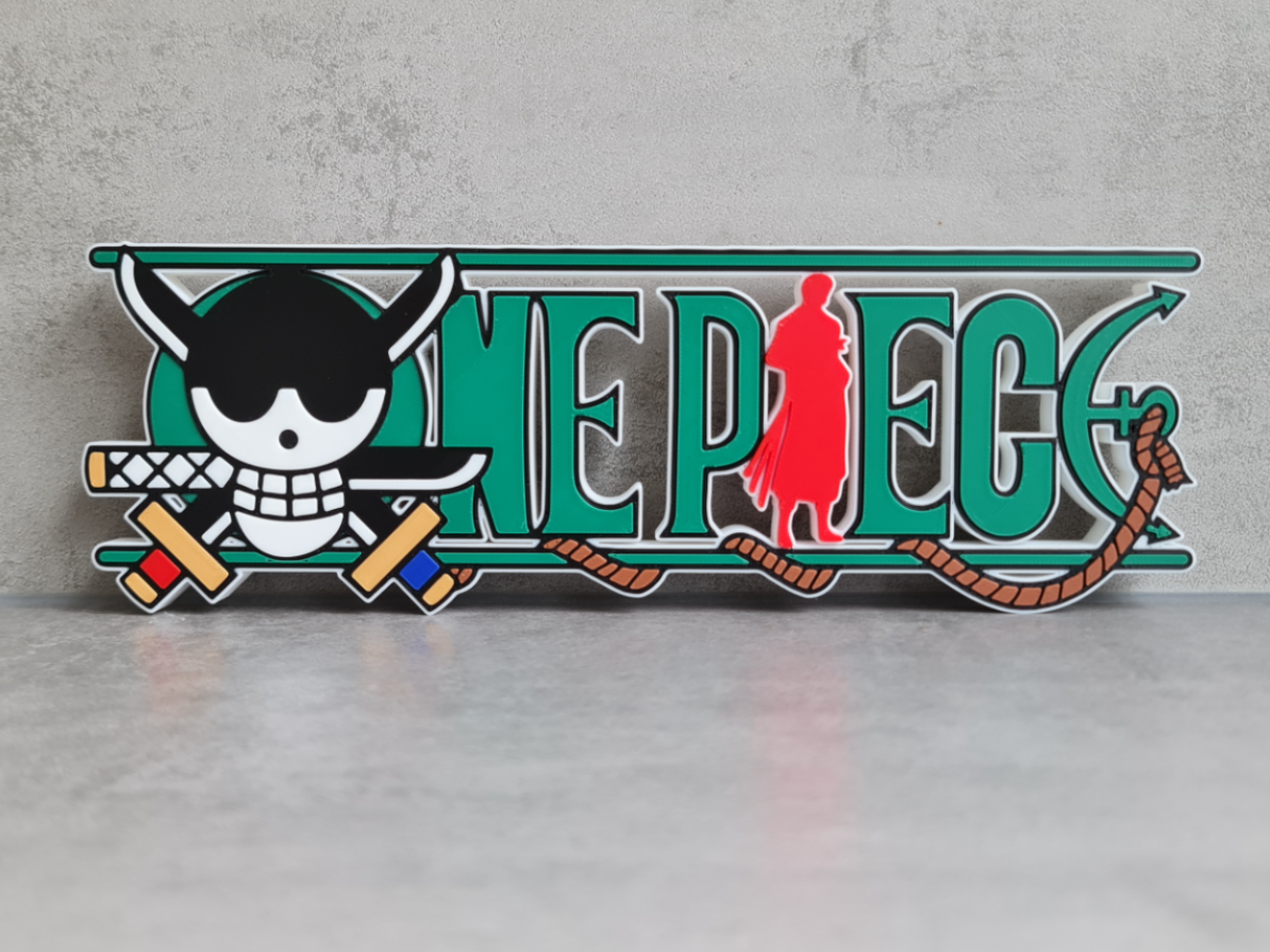 One Piece Zoro Logo / Sign 