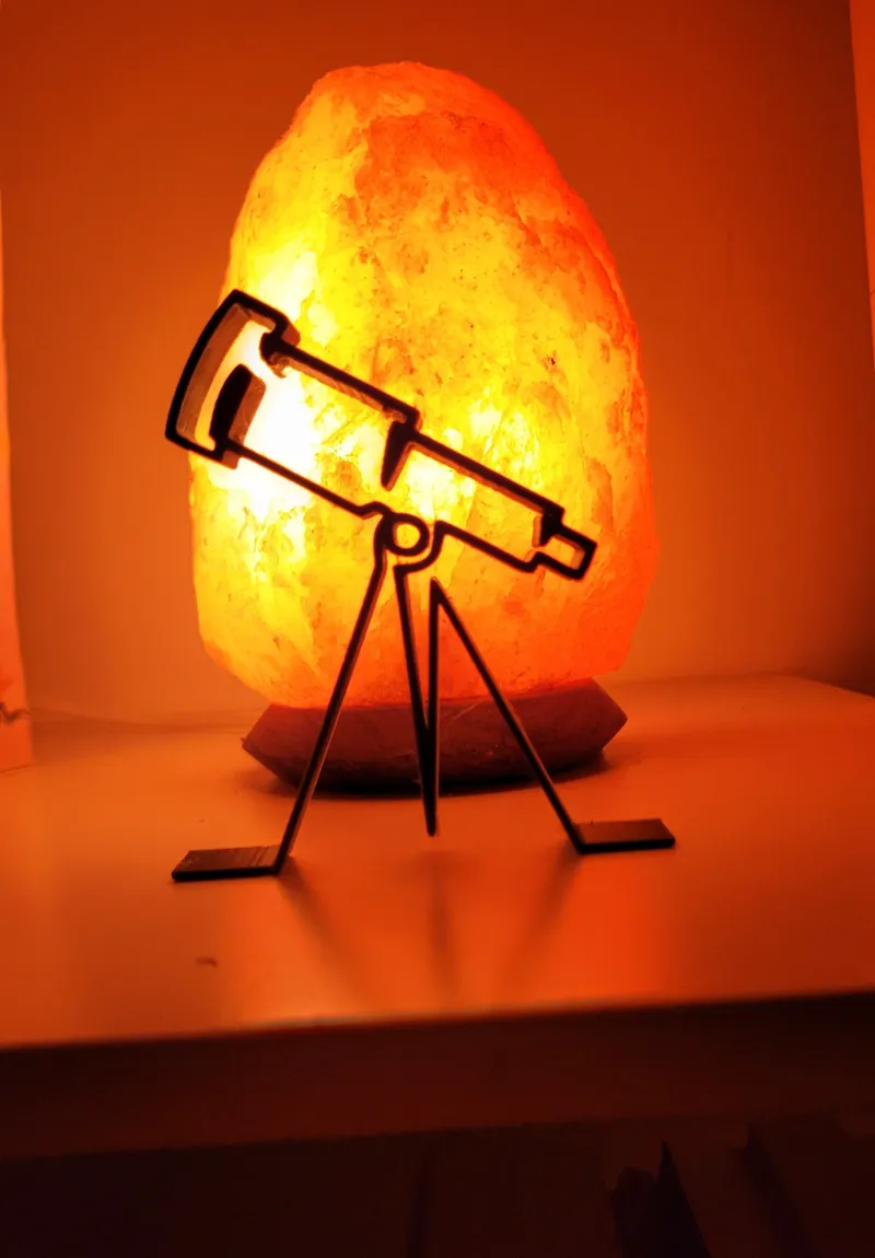 Minimalist Telescope Line Art | Ethereal Telescope Statue | Minimalist Telescope Art