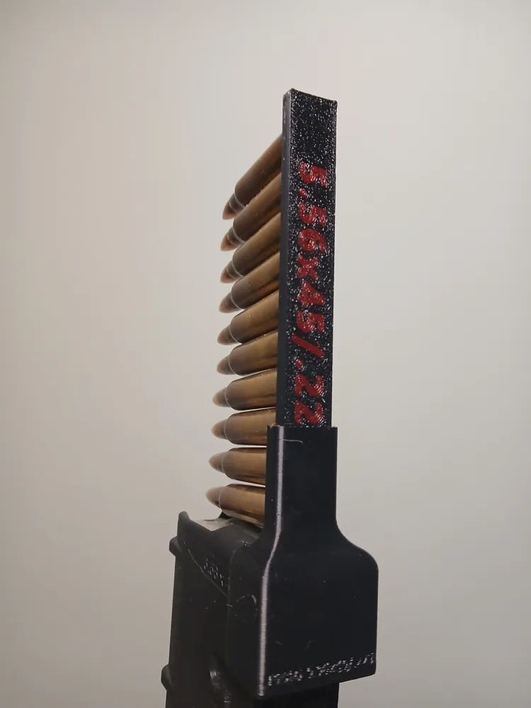 Magpul PMAG Speedloader (with clip) - Free 3D Print Model - MakerWorld