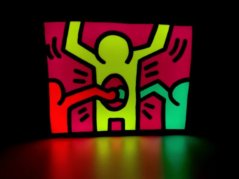 Keith Haring Pop Shop 1 - 01  (5 colors - 2 AMS)