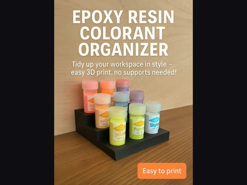 Epoxy Resin Colorant Organizer