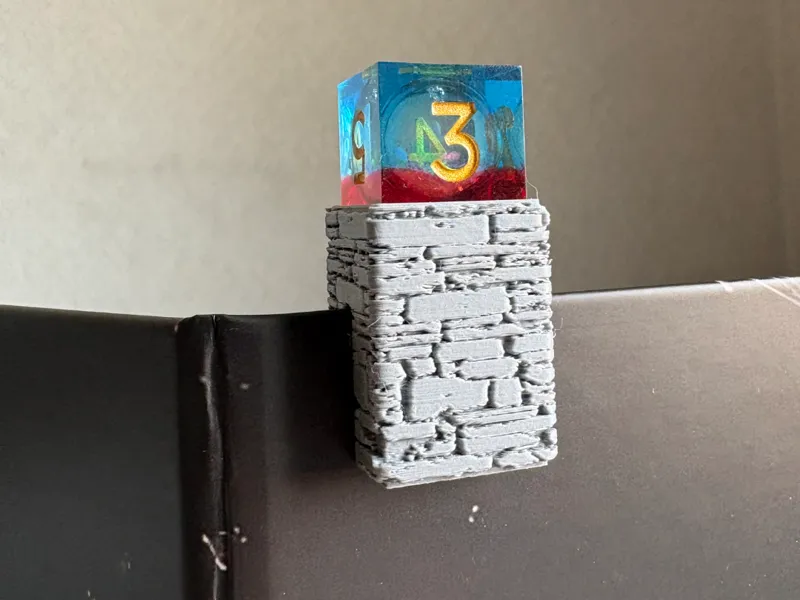 Ultimate GM Screen Dice Tracker (No Supports)