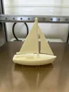 Classic Sailboat Miniature normal size