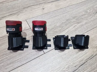 Holder parkside 12v battery
