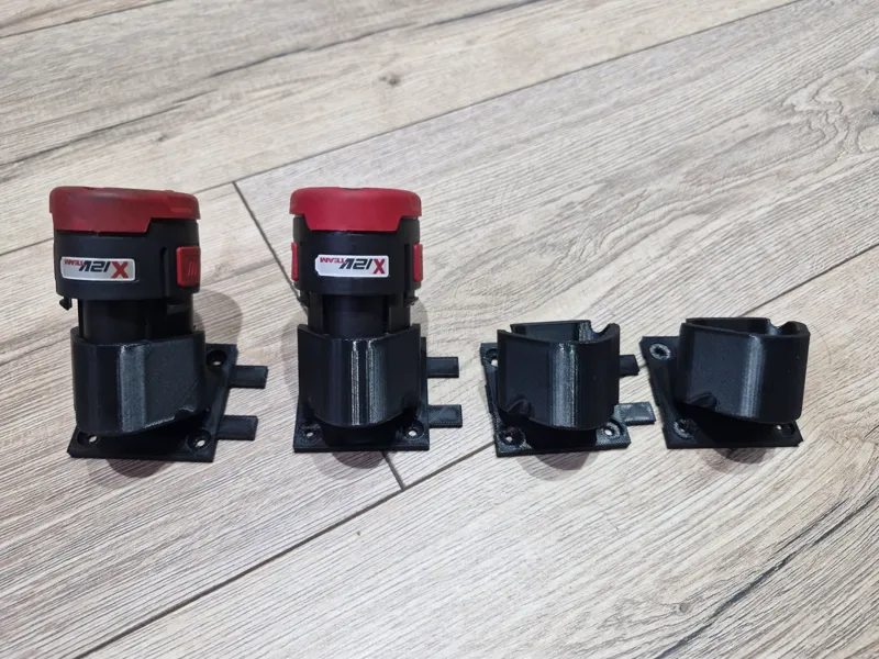 Holder parkside 12v battery
