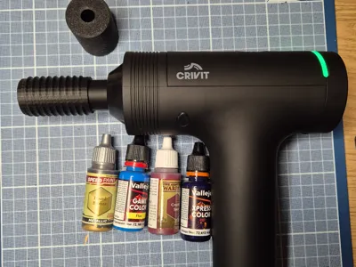 Paint Shaker Attachment for Crivit Massage Gun 