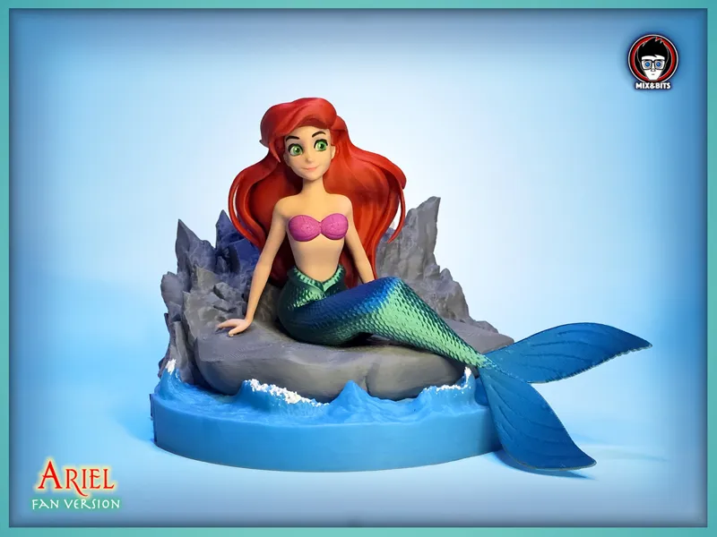 Thank you 25K!! Ariel Fanart (19 cm tall figure)