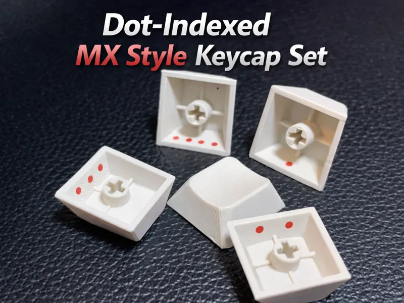 Dot-Indexed MX Style Keycap Set 