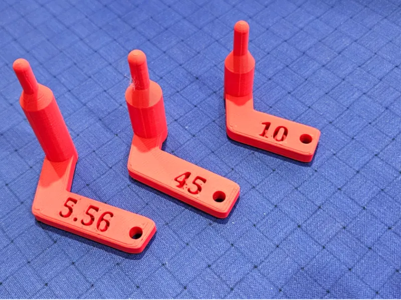 Safe Chamber Flags - 10mm, 5.56, 45