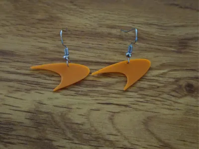 McLaren Logo Earrings