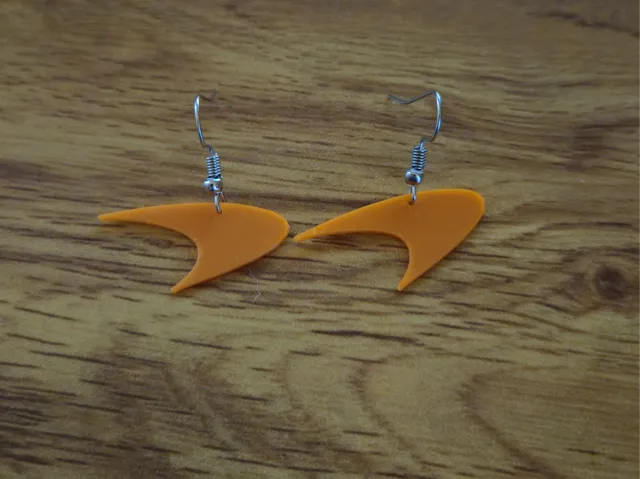 McLaren Logo Earrings