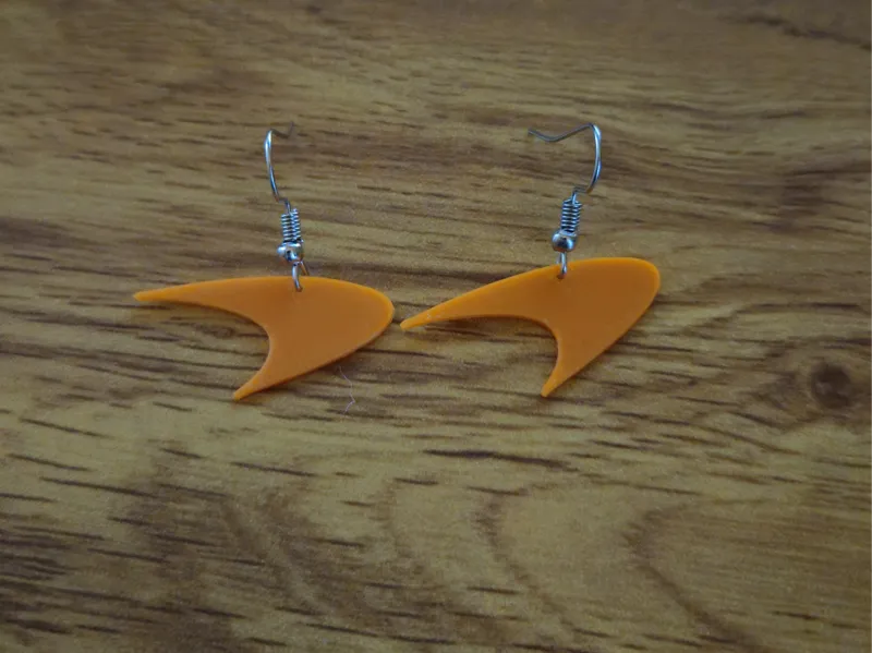 McLaren Logo Earrings